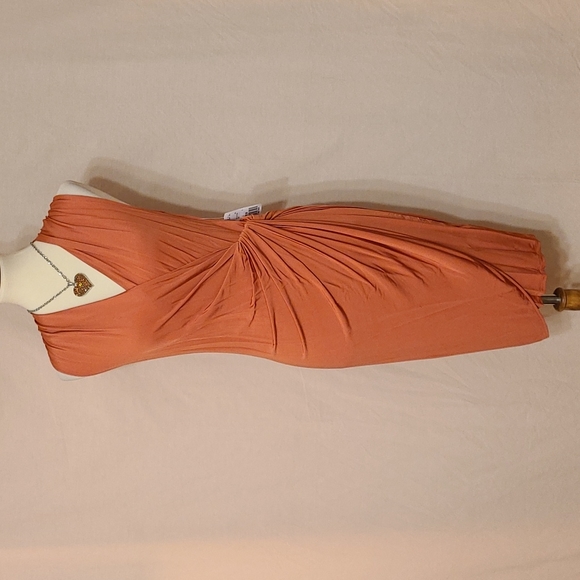 Forever 21 Dresses Forever 2 Orange Knot Detail Dress Poshmark